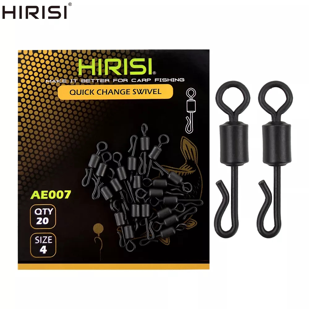 Fishing Equipment Wholesale - 20pcs Carp Fishing Swivels Quick Change