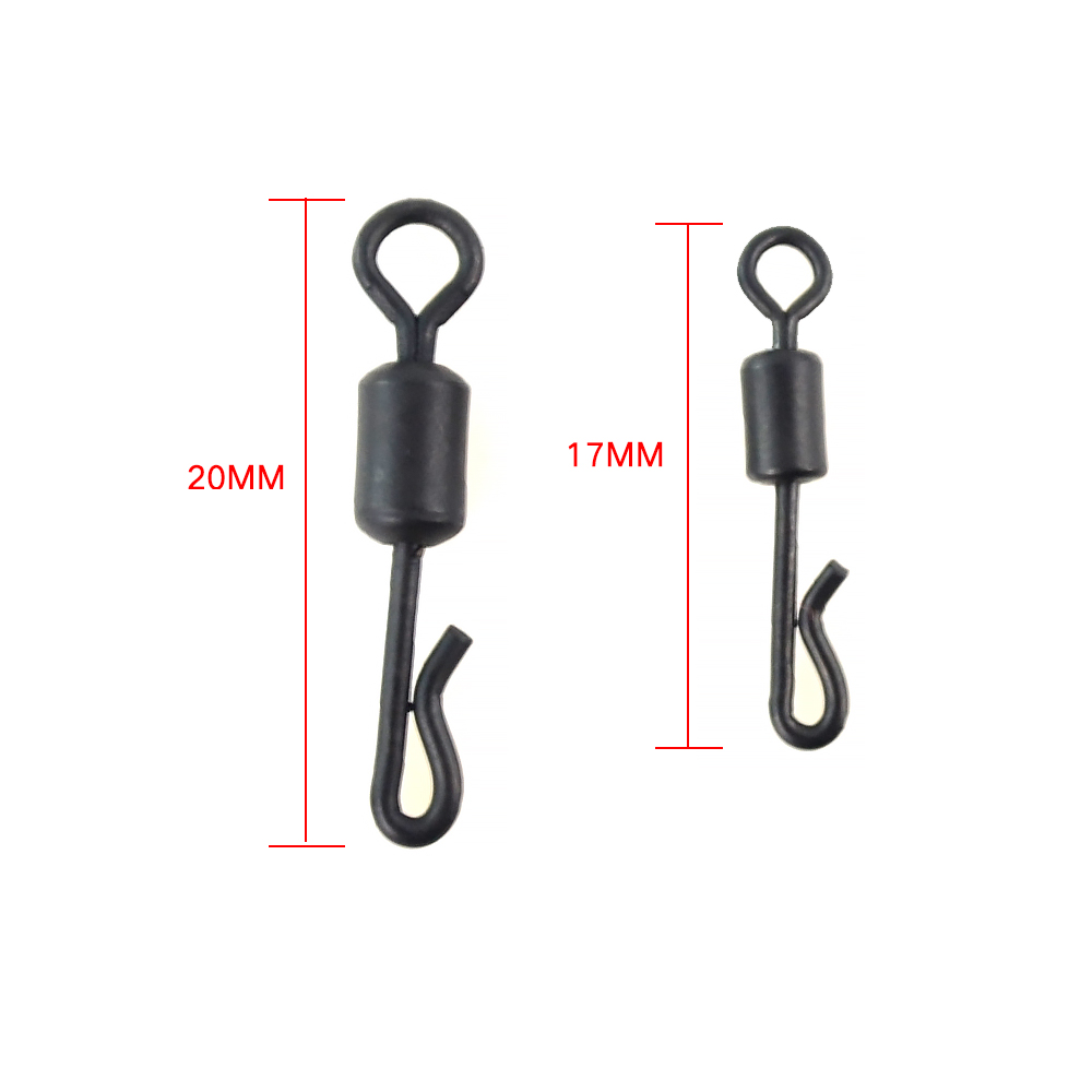20pcs Carp Fishing Swivels Qui - огляд і ціна Fishing Equipment Wholesale
