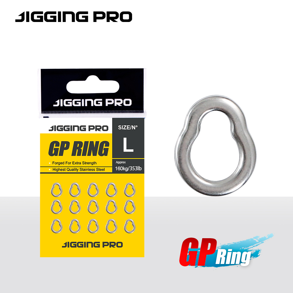 JIGGING PRO 15Pcs GP Solid Rin - огляд і ціна Fishing Swivel Connector