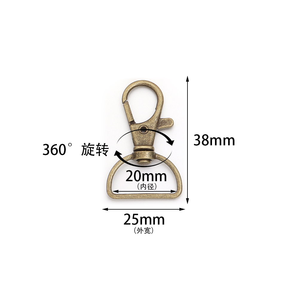 10pcs/lot Metal Swivel Clasps  - огляд і ціна Fishing Swivel Connector