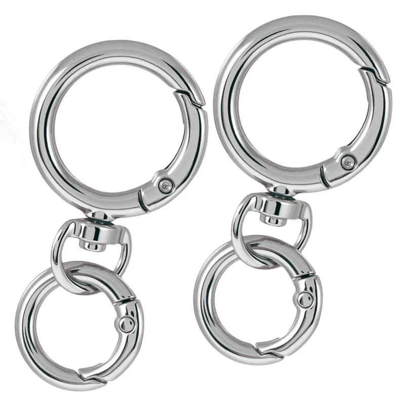 2Sets Round Spring Snap Carabi - огляд і ціна Fishing Swivel Connector