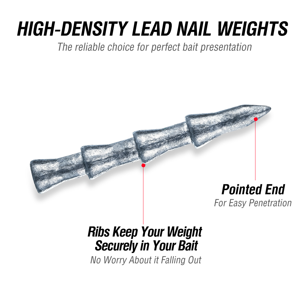 30Pcs Tungsten Nail Weights Hi - огляд і ціна Fishing Quest