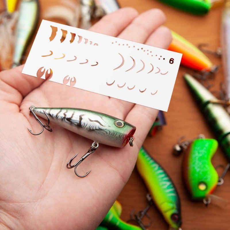  6Pcs Fishing Lure Drawing Tem - огляд і ціна Fishing Quest