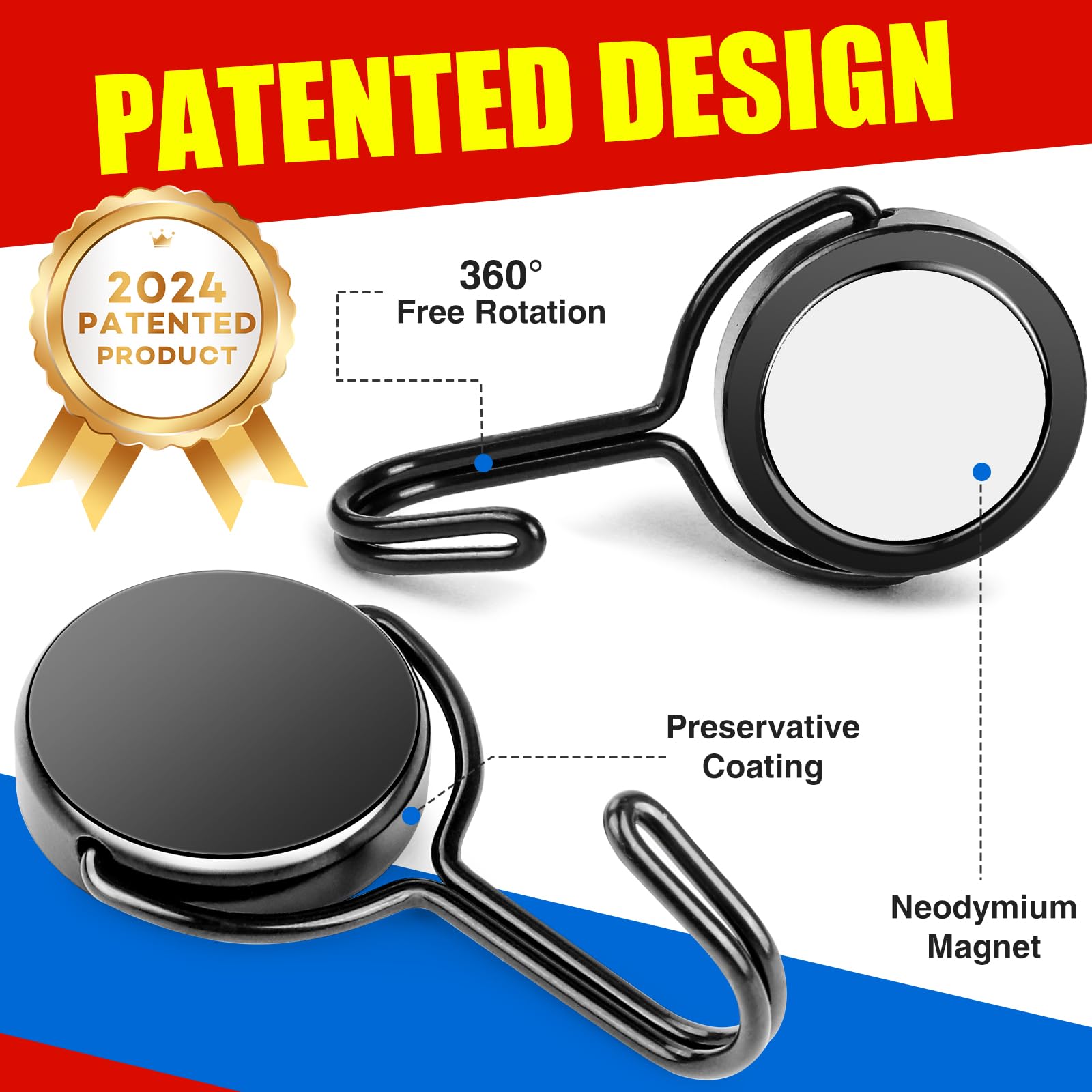 Magnetic Hooks Swivel Swing, 6 - огляд і ціна Fishing Swivel Connector