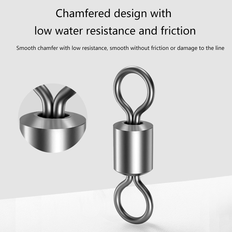 ★▲100Pcs Fishing Swivels Stain - огляд і ціна Fishing Swivel Connector